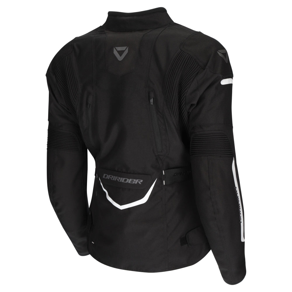 Dririder Apex 6 AA Certified Ladies Jacket-Grey/White/Black-LDS 6 #2125829