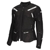 Dririder Apex 6 AA Certified Touring Jacket-Black/White-XL #2125818