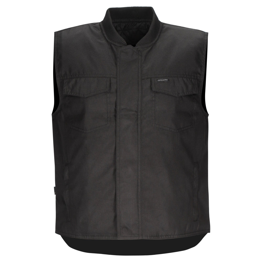 Argon Core Cordura® Quilted Motorcycle Vest-Black-60 (2X-3X) #2125946
