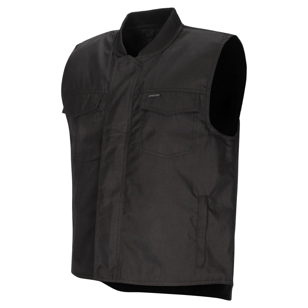 Argon Core Cordura® Quilted Motorcycle Vest-Black-60 (2X-3X) #2125946