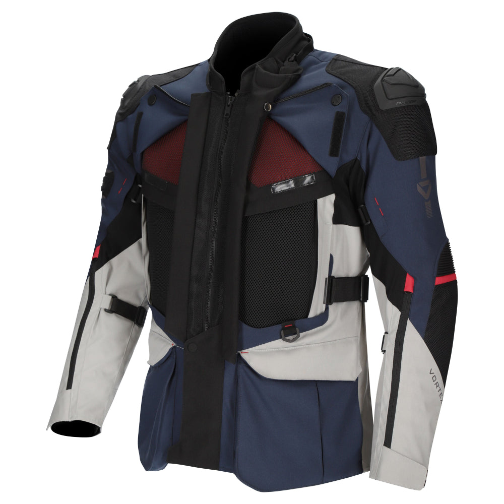 Dririder Vortex Adventure 3 Jacket-Blue/Light Grey/Black-S #2127226