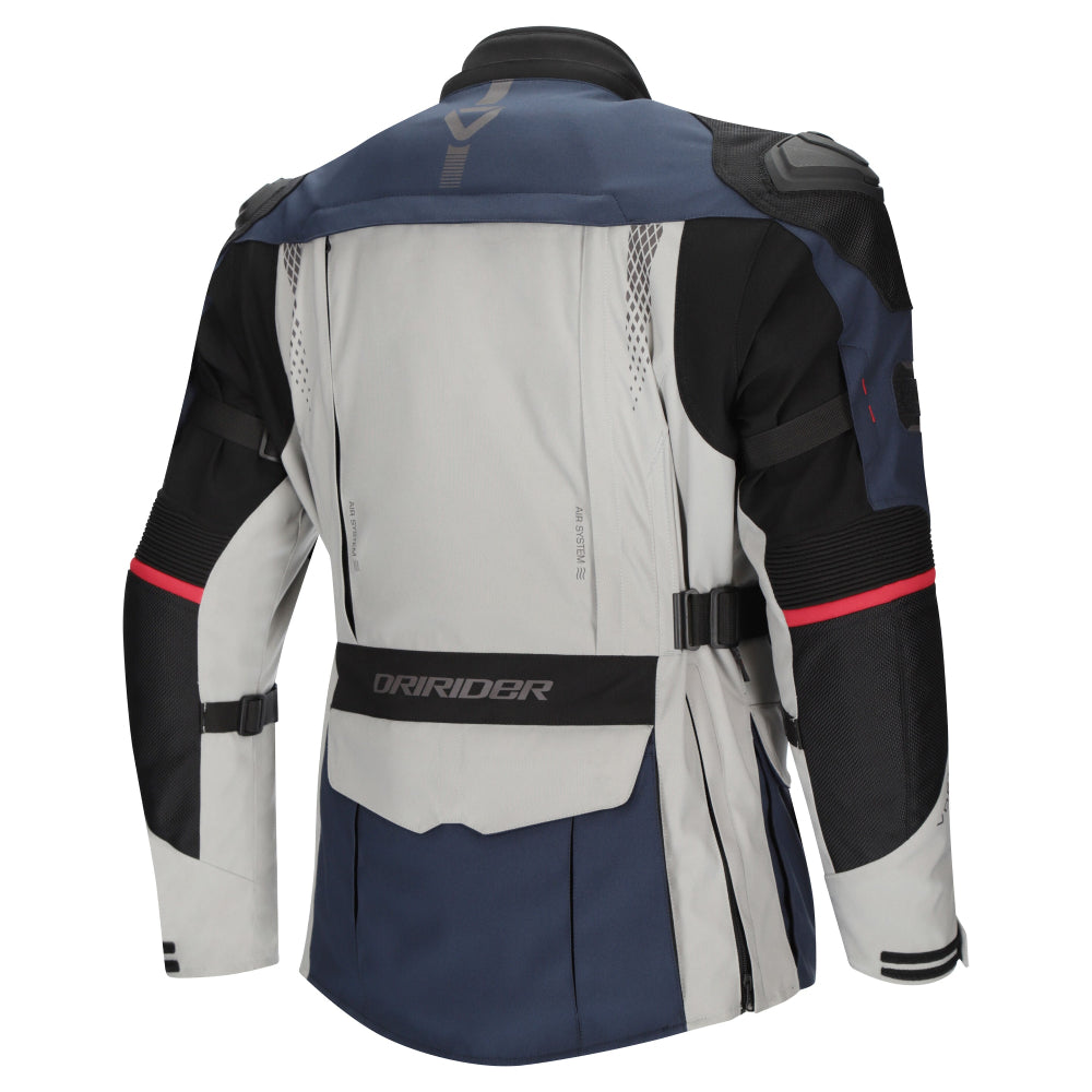 Dririder Vortex Adventure 3 Jacket-Blue/Light Grey/Black-S #2127226