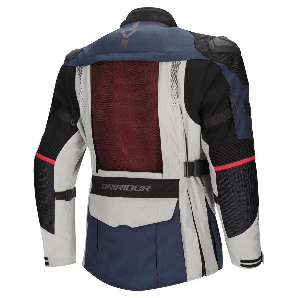 Dririder Vortex Adventure 3 Jacket-Blue/Light Grey/Black-S #2127226