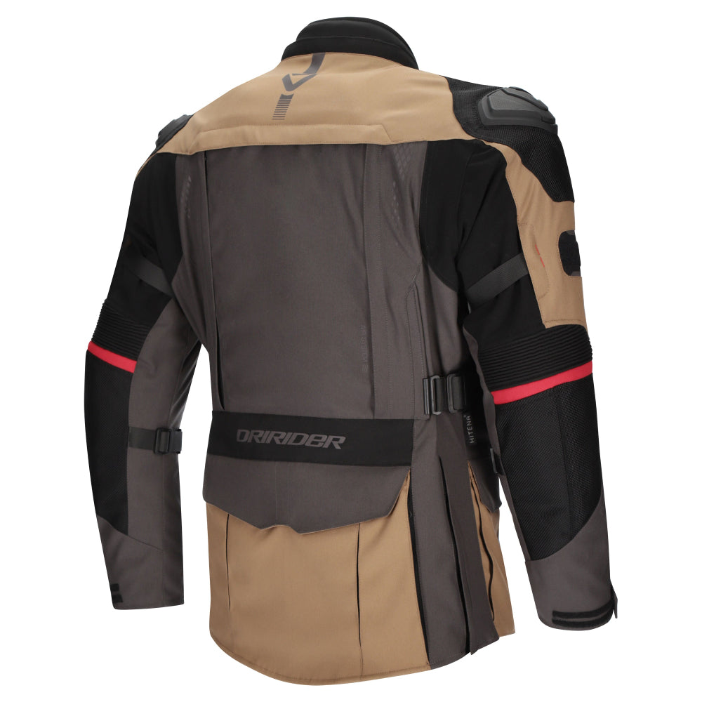 Dririder Vortex Adventure 3 Jacket-DK. Grey/Brown/Black-M #2127237