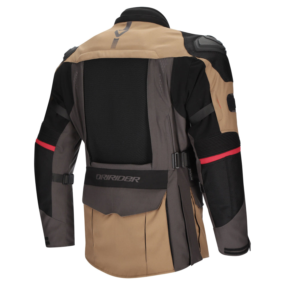 Dririder Vortex Adventure 3 Jacket-DK. Grey/Brown/Black-M #2127237