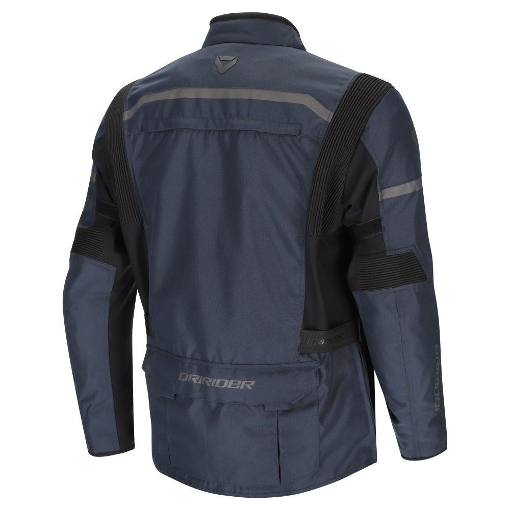 Dririder Compass V Sports Touring Jacket-Navy/Black-LDS 8 #2127286