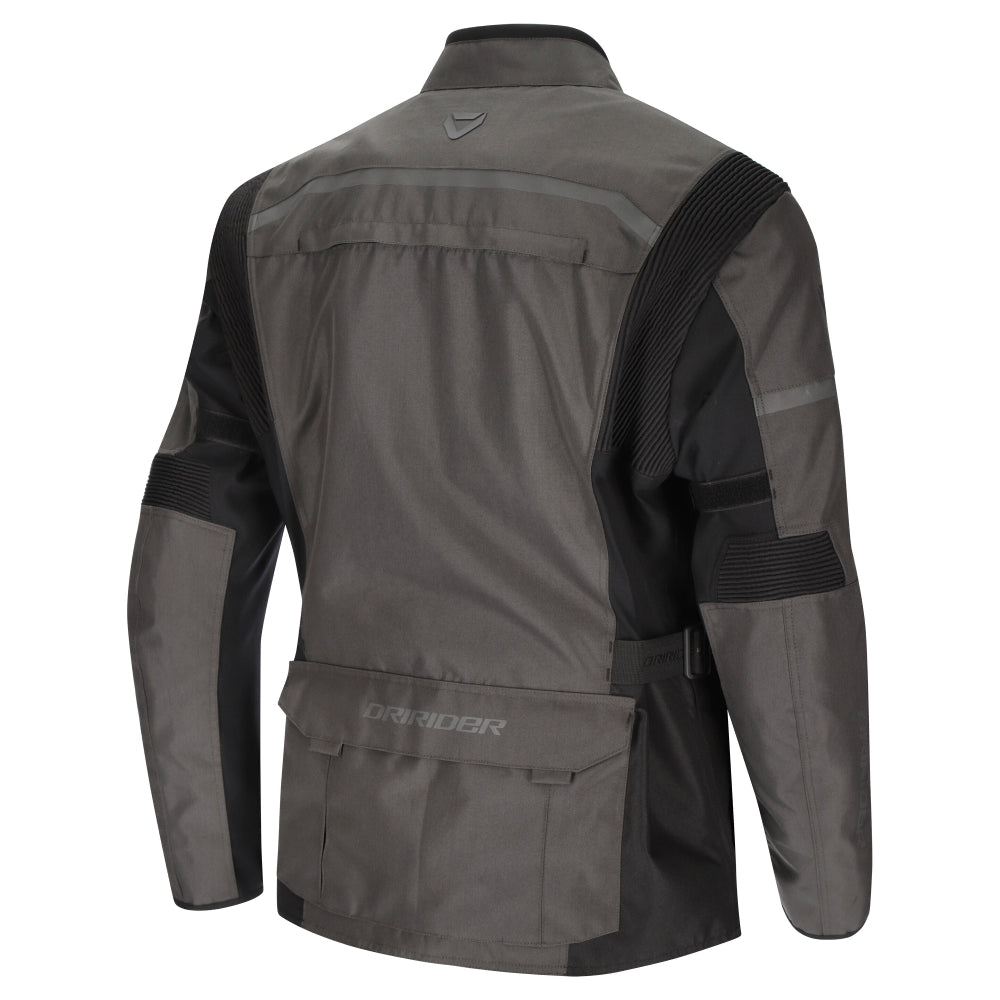 Dririder Compass V Sports Touring Jacket-Grey/Black-LDS 18 #2127331