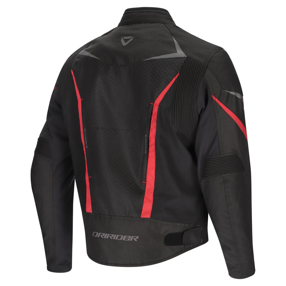 Dririder Origin 2 All Season Sports Touring Jacket-Black/Red-M #2127377