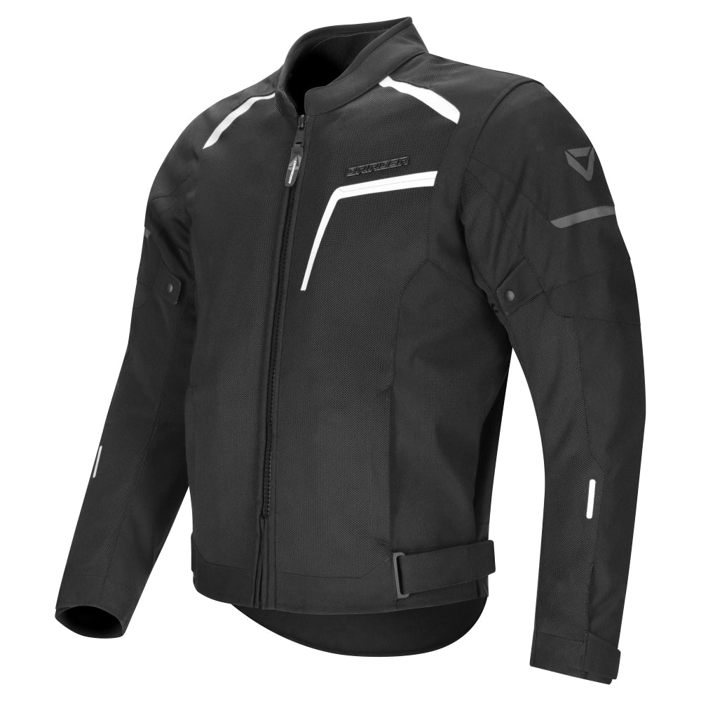 Dririder Air-Ride 6 Summer Riding Ladies Jacket-Black White-L 10 #2128558