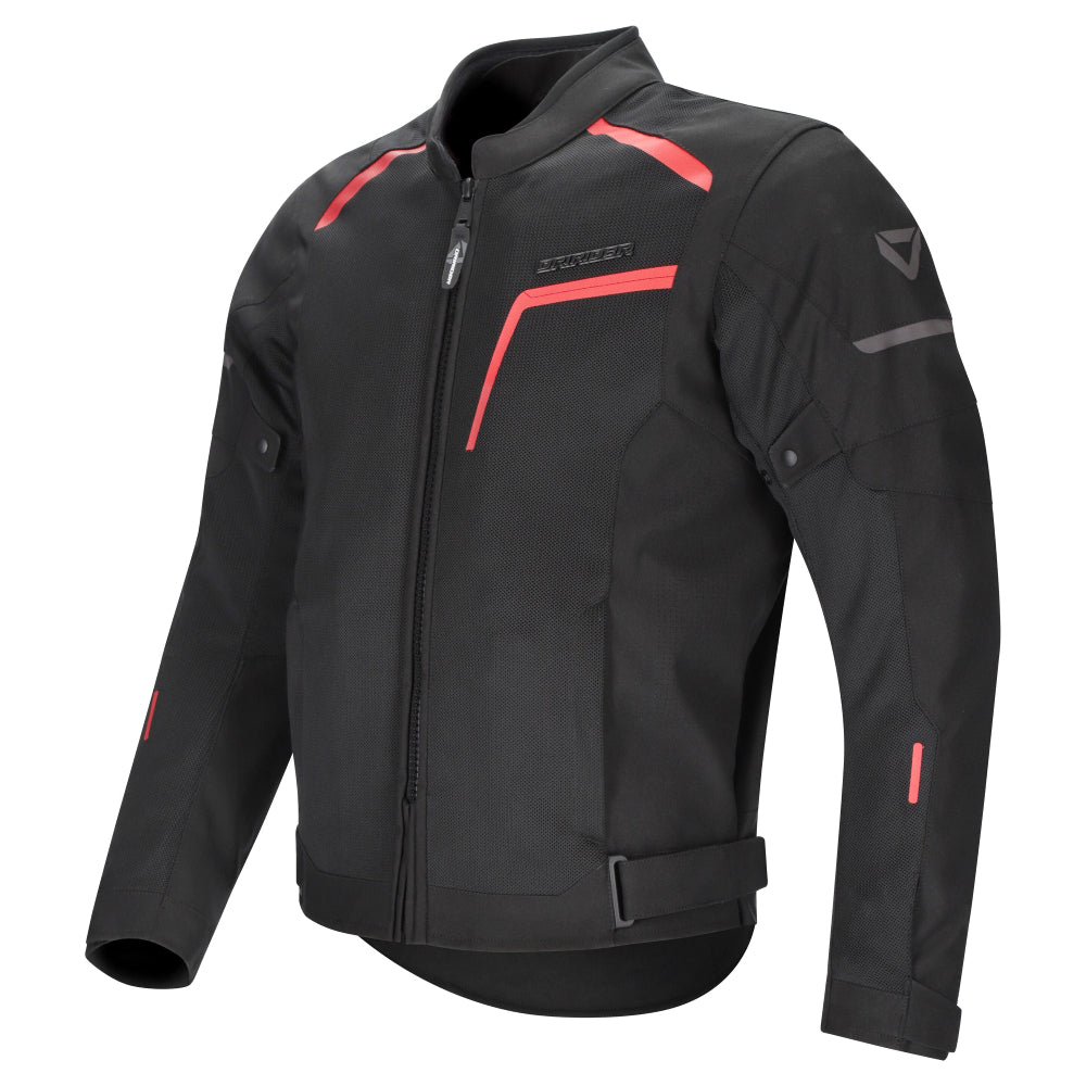 Dririder Air-Ride 6 Summer Riding Jacket-Black/Red-4XL #2128541