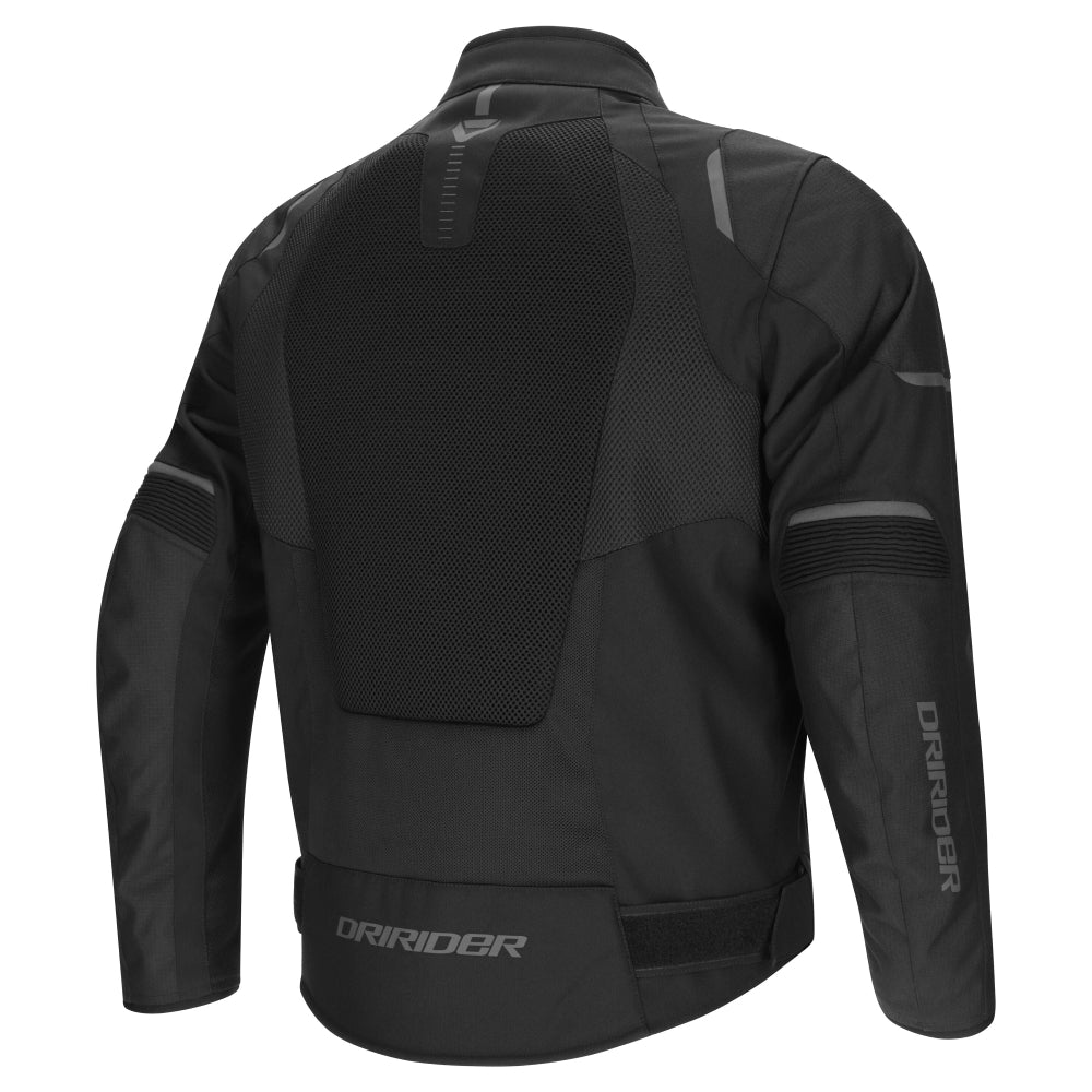 Dririder Air-Ride Pro AA certified Summer Jacket-Black/White-L #2128609