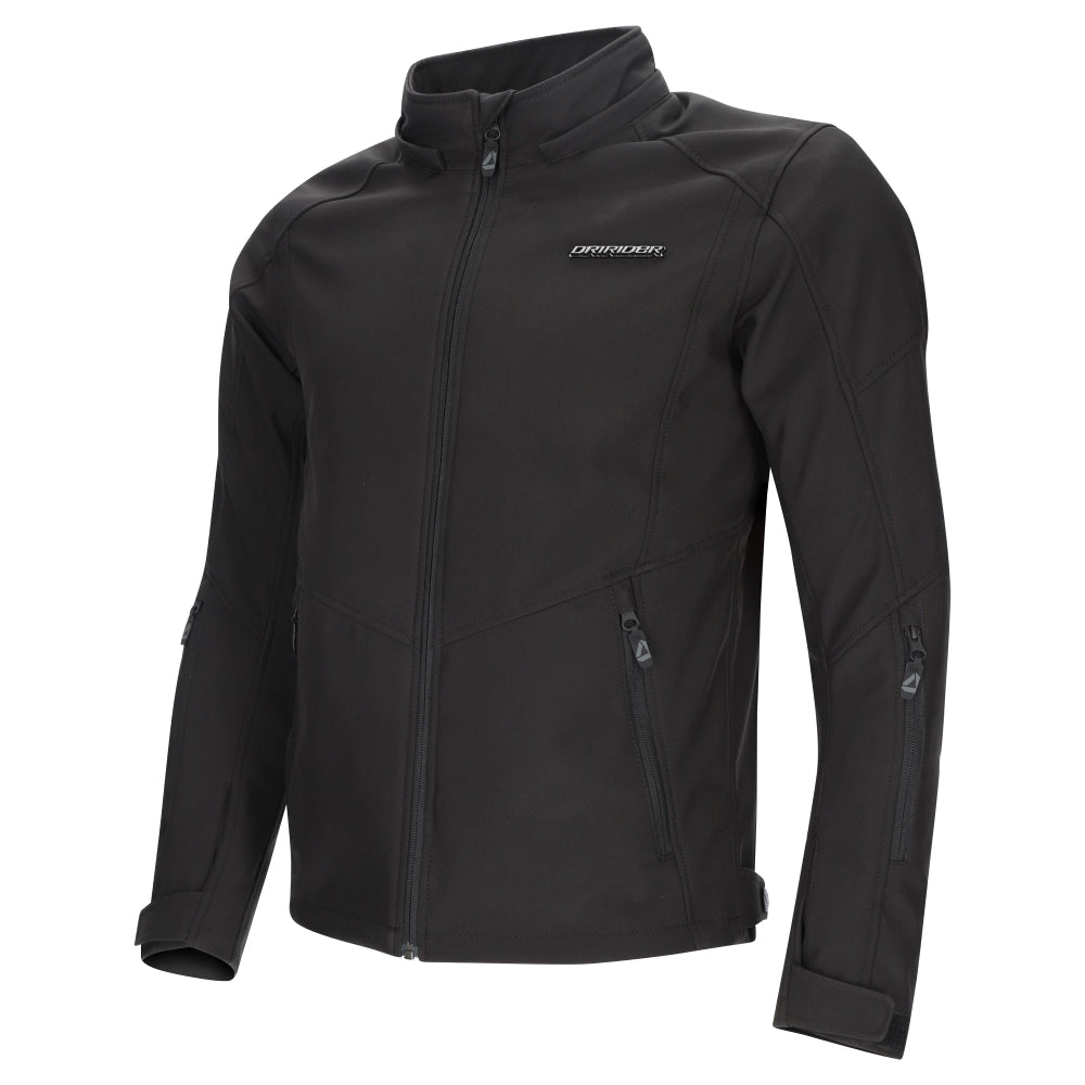 Dririder BLVD II Waterproof Soft Shell Vented Jacket-Black-8XL #2129332