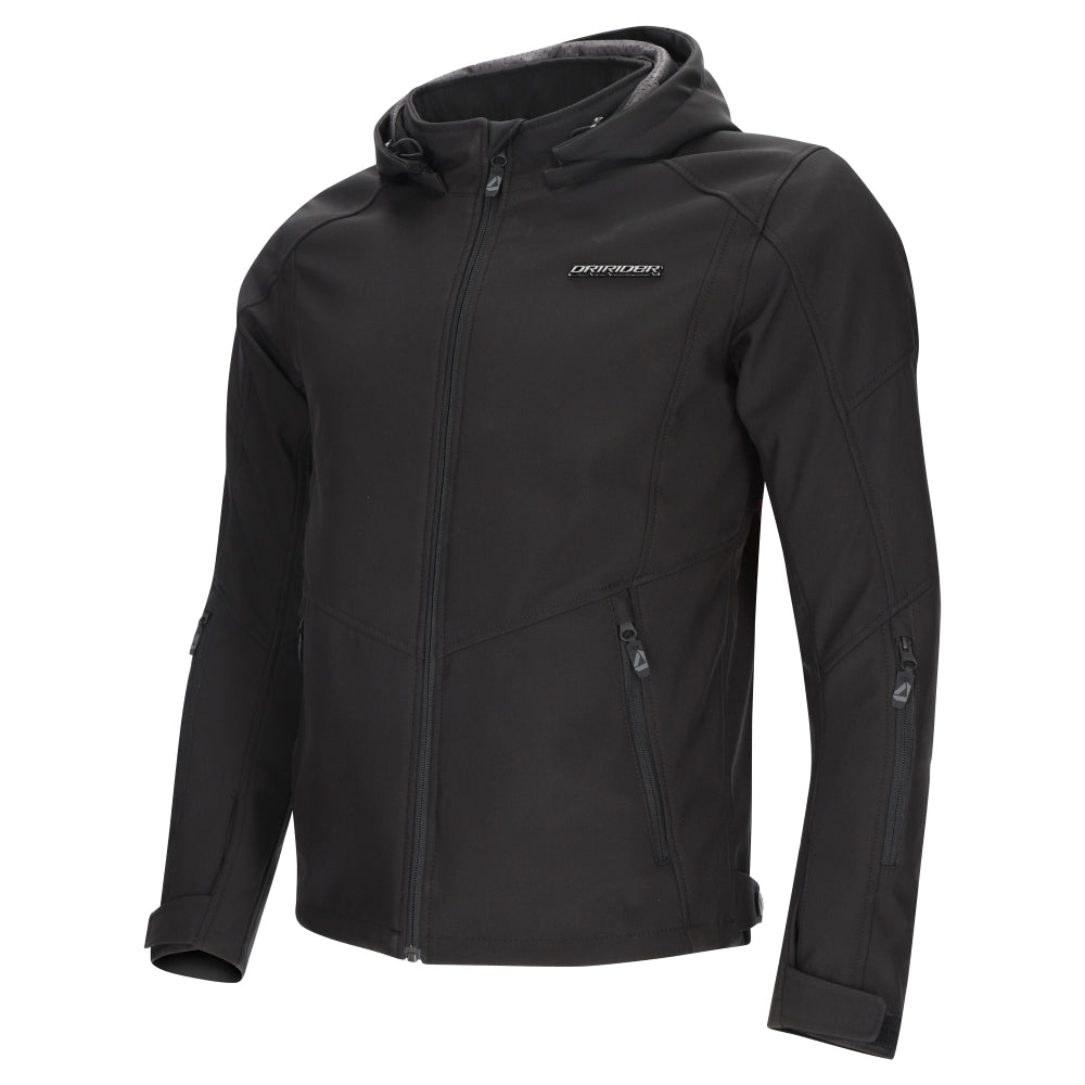 Dririder BLVD II Waterproof Soft Shell Vented Jacket-Black-8XL #2129332