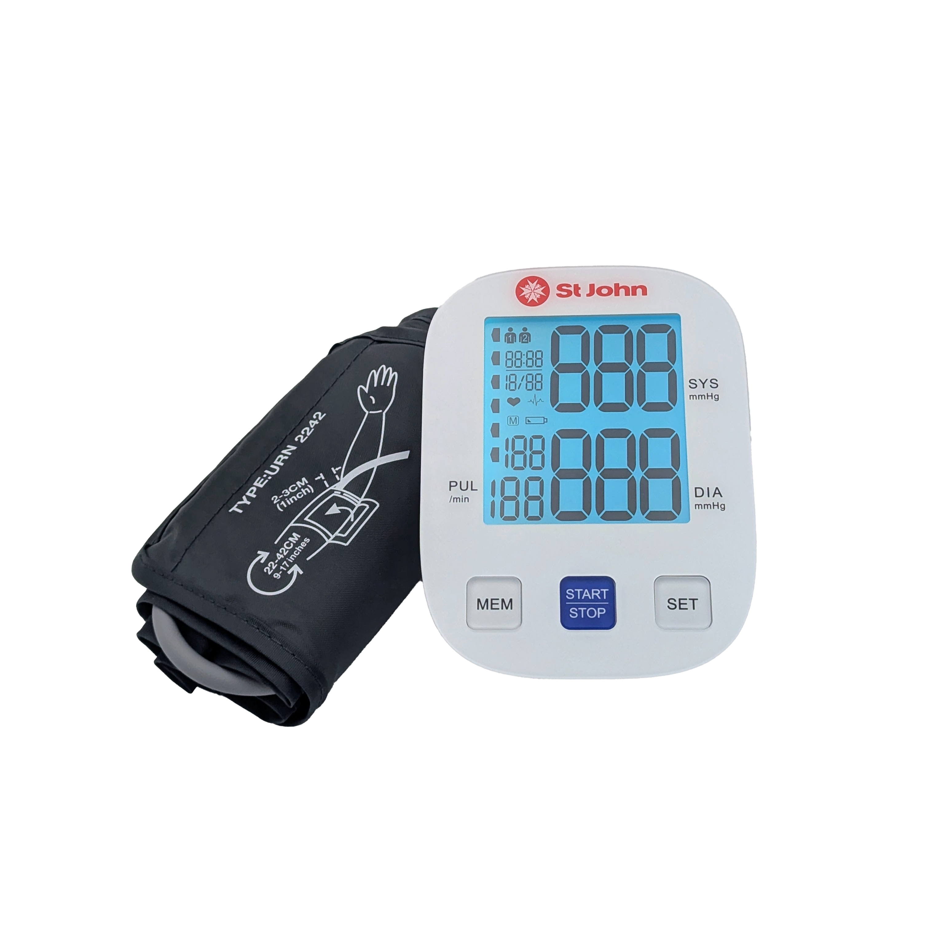ST JOHN Upper Arm Blood Pressure Monitor Medical Equipment #347009
