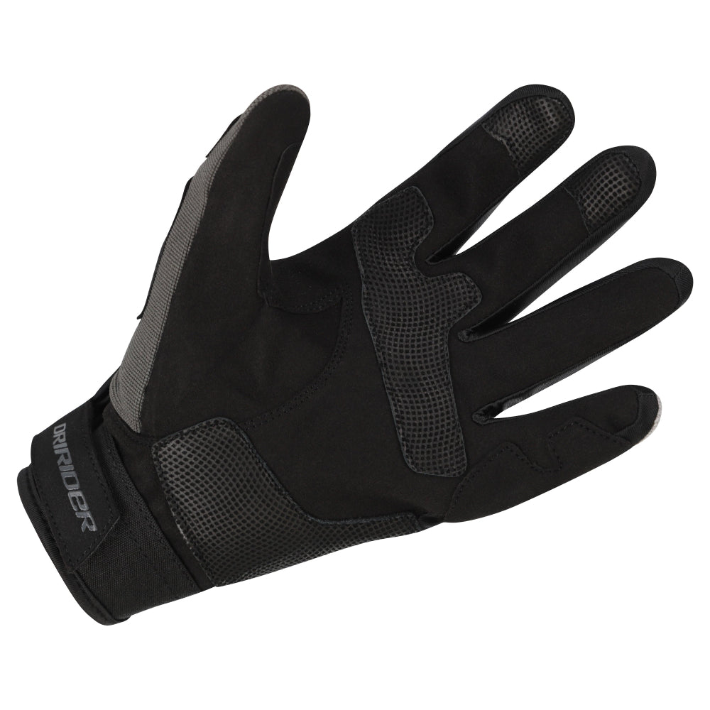 Dririder RX Adventure Textile Touring Gloves-Black/Grey-3XL #4003807