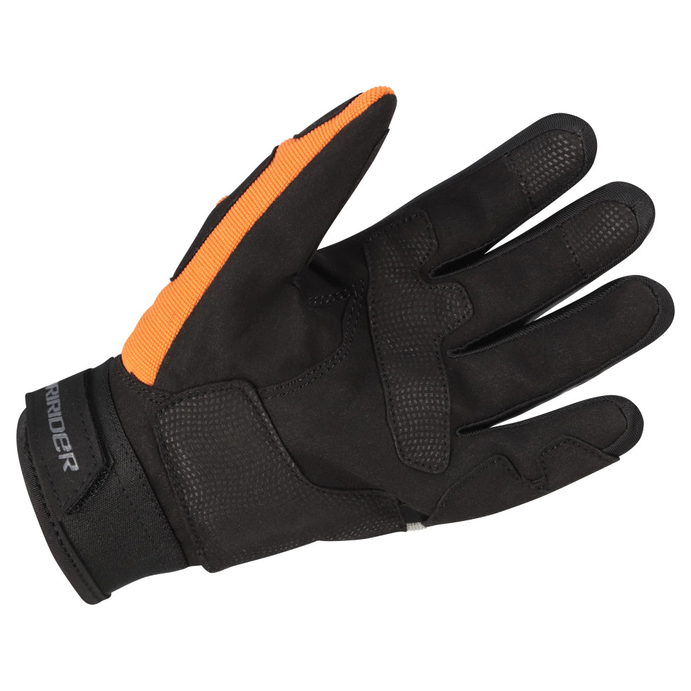 Dririder RX Adventure Textile Touring Gloves-Black/Orange-S #4003809