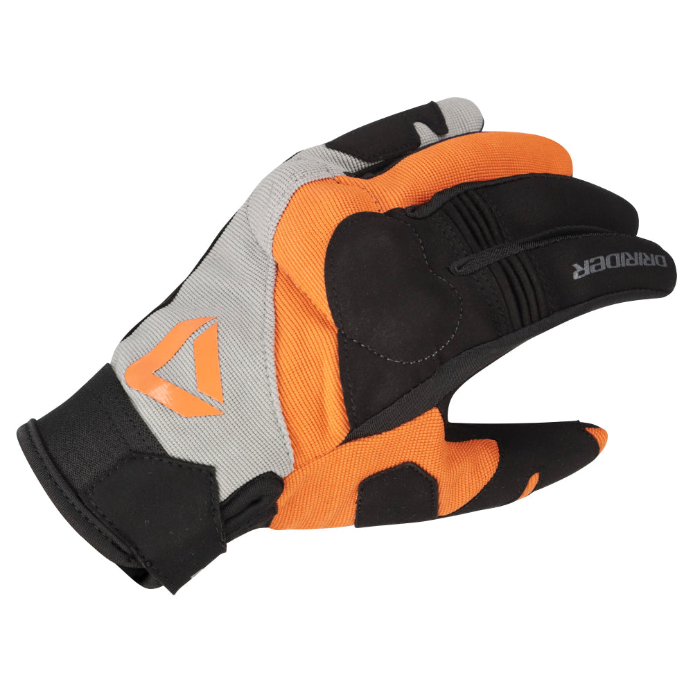 Dririder RX Adventure Textile Touring Gloves-Black/Orange-S #4003809
