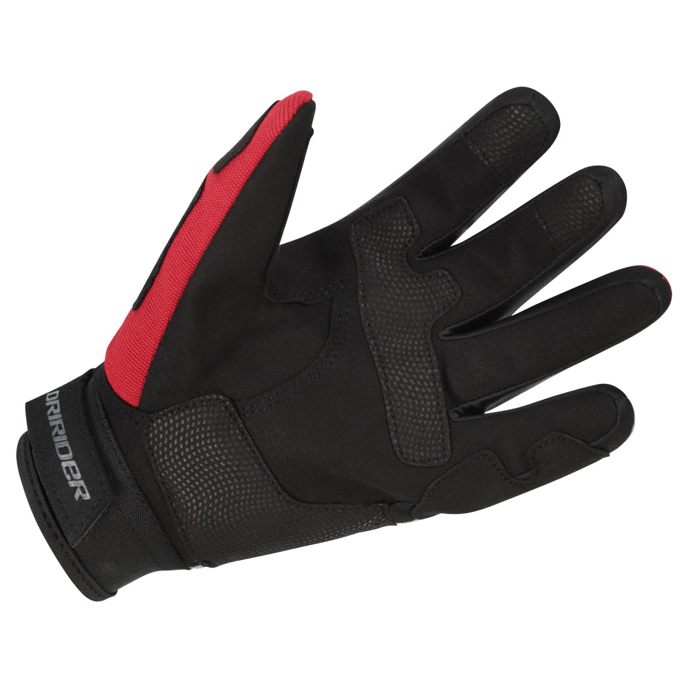Dririder RX Adventure Textile Touring Gloves-Black/Red-XL #4003820