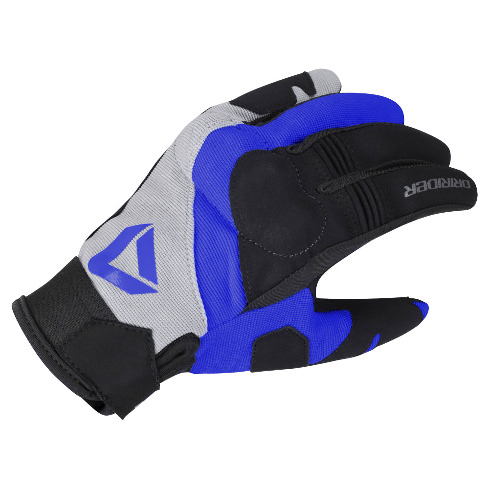 Dririder RX Adventure Textile Touring Gloves-Black/Blue-XS #4003824