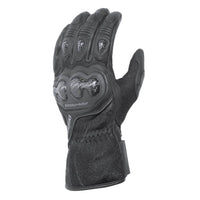 Dririder Air-Ride 2 Leather Long Cuff Ladies Gloves-Black/Black-LDS XS #4005744