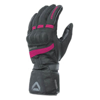 Dririder Adventure 2 Full Finger Ladies Gloves-Black Pink-LDS M #4005795