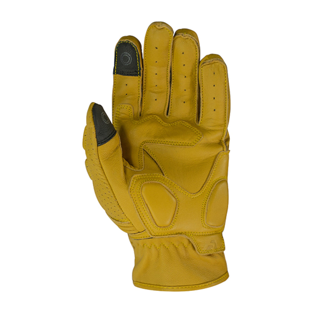 Argon Clash Classic Rigger Style Leather Motorcycle Gloves-Tawny-XL #4006565