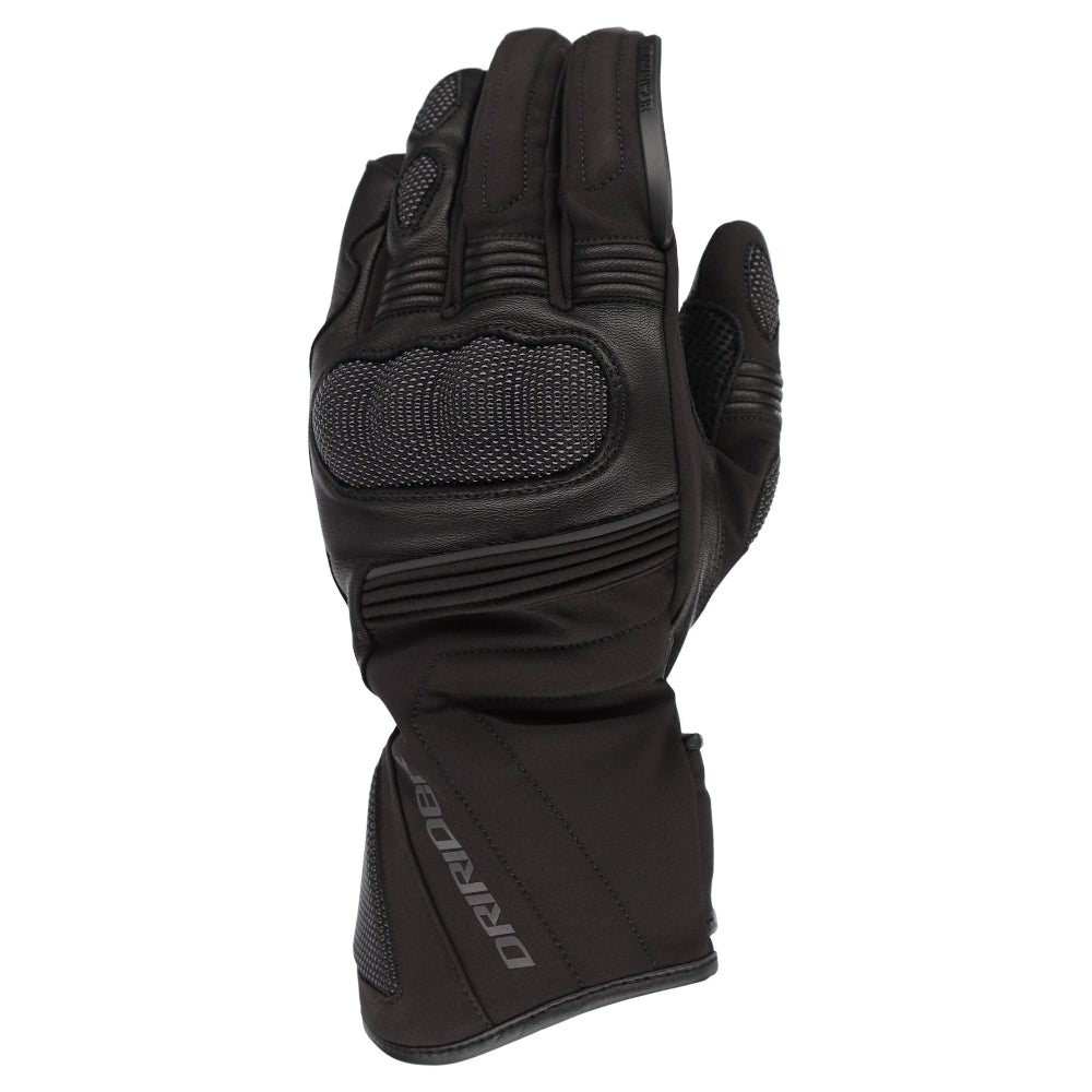 Dririder Hurricane Leather Winter Ladies Gloves-Black-M #4007640