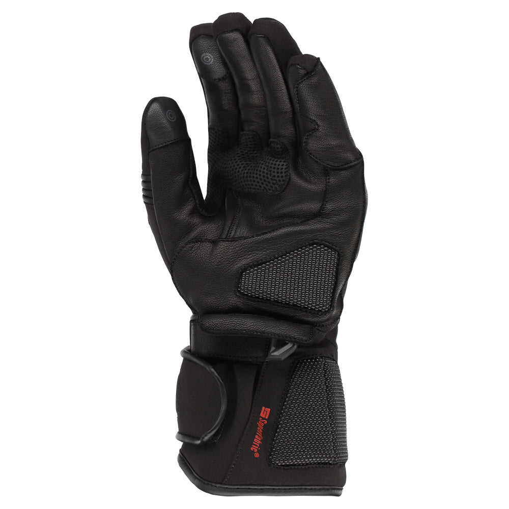 Dririder Hurricane Leather Winter Ladies Gloves-Black-M #4007640