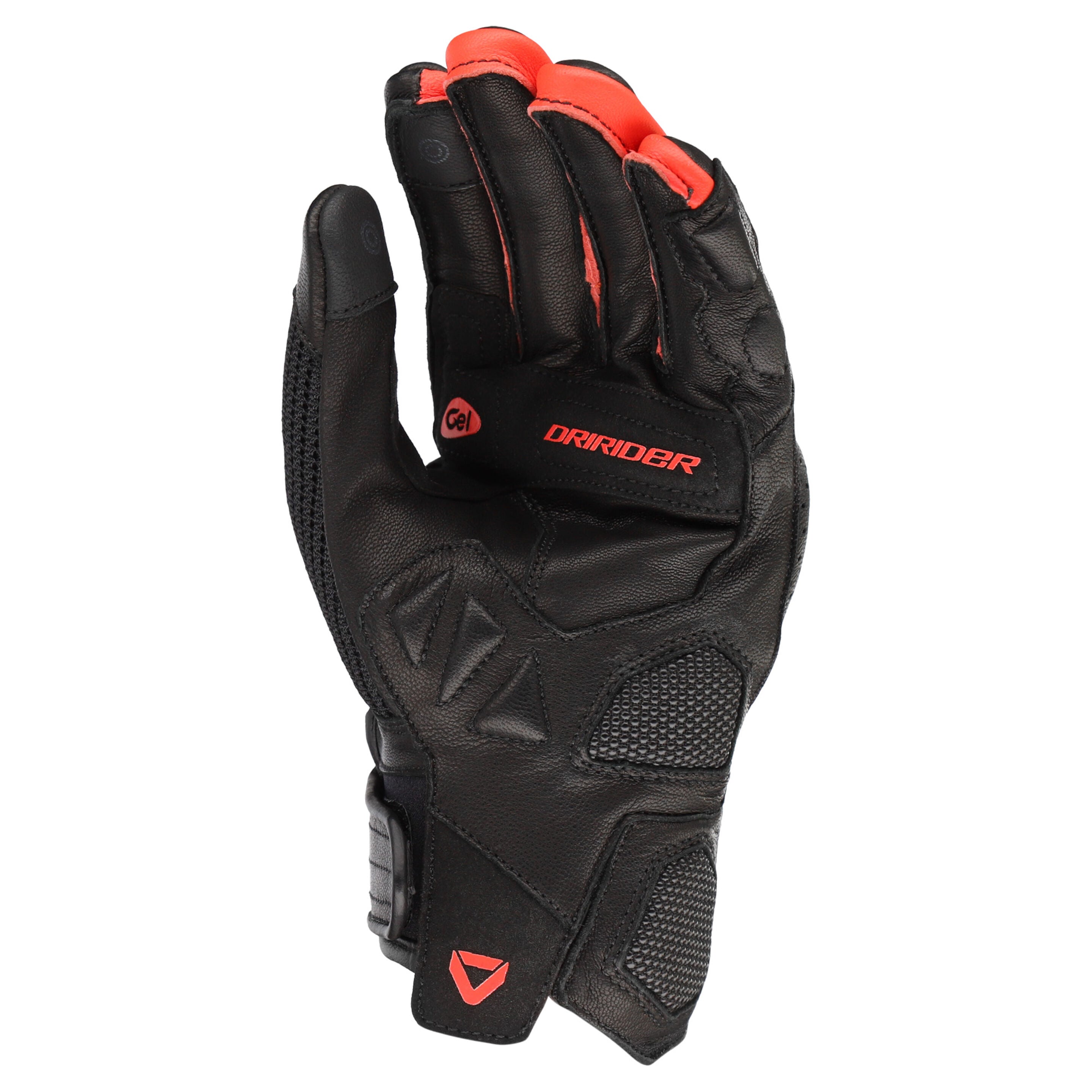 Dririder Sprint 2 Summer Sports Touring Gloves-Black/Red-M #4007717
