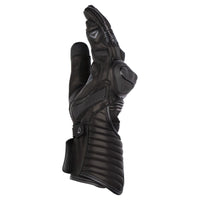 Dririder Torque Summer Leather Gloves – Long Cuff-Black-XS #4007739
