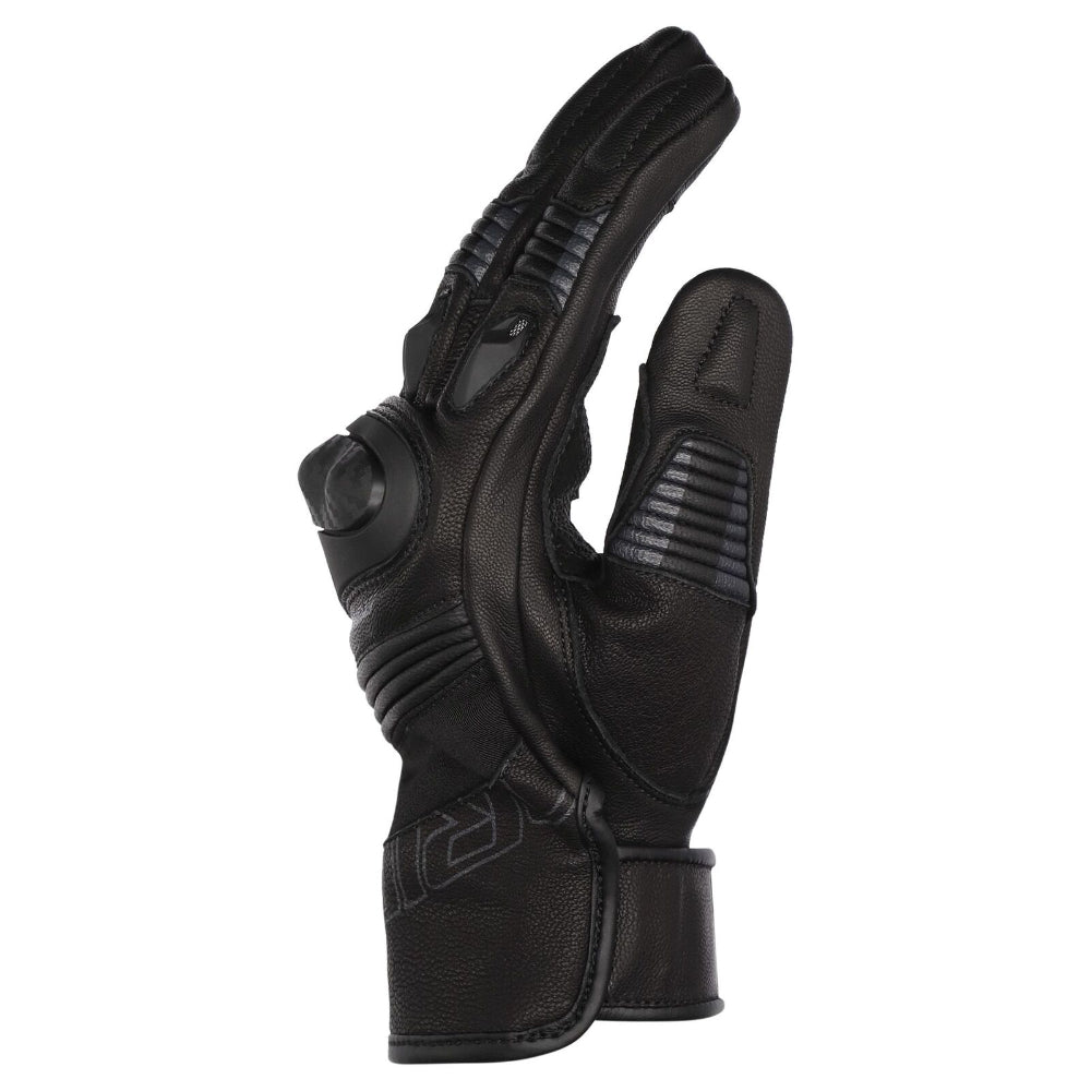 Dririder Torque Summer Leather Gloves – Short Cuff-Black-XL #4007786