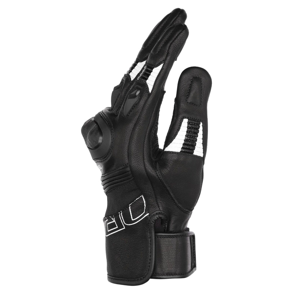 Dririder Torque Summer Ladies Gloves – Short Cuff-Black/White-S #4007795