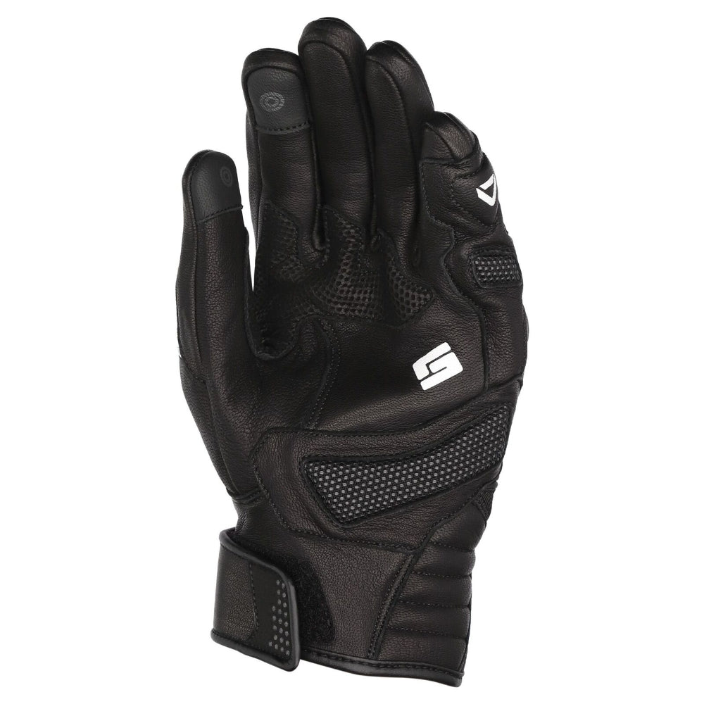 Dririder Torque Summer Ladies Gloves – Short Cuff-Black/White-S #4007795