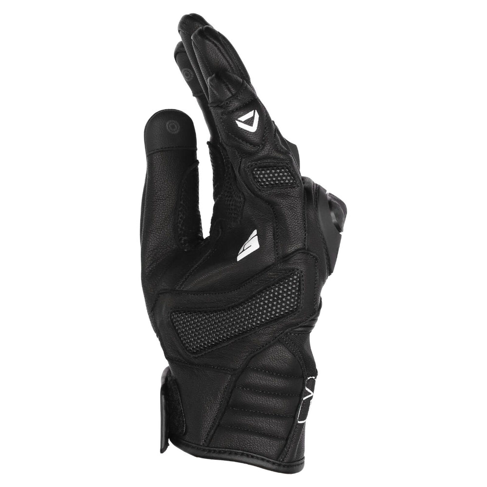 Dririder Torque Summer Ladies Gloves – Short Cuff-Black/White-S #4007795