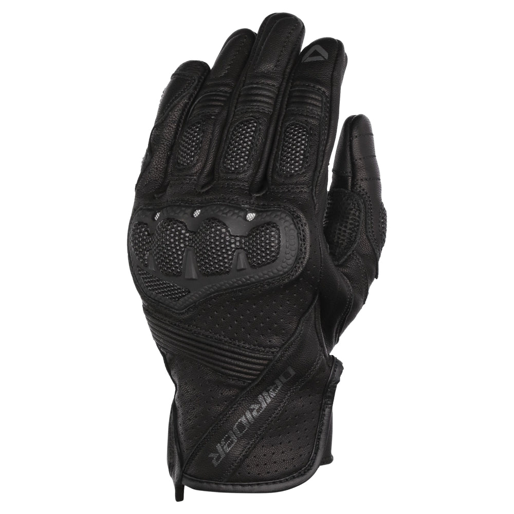 Dririder Covert Leather Summer Ladies Touring Gloves-Black-M #4007820
