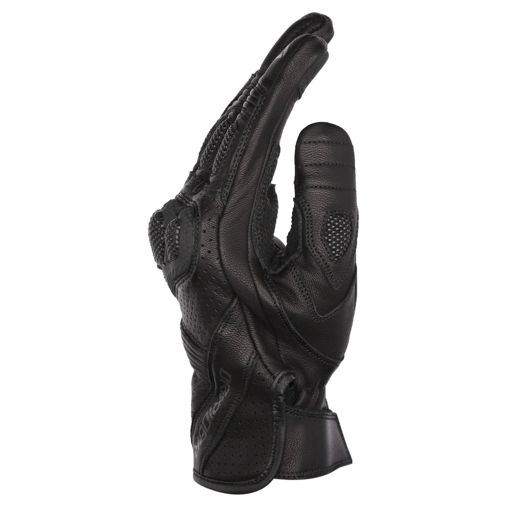 Dririder Covert Leather Summer Ladies Touring Gloves-Black-M #4007820