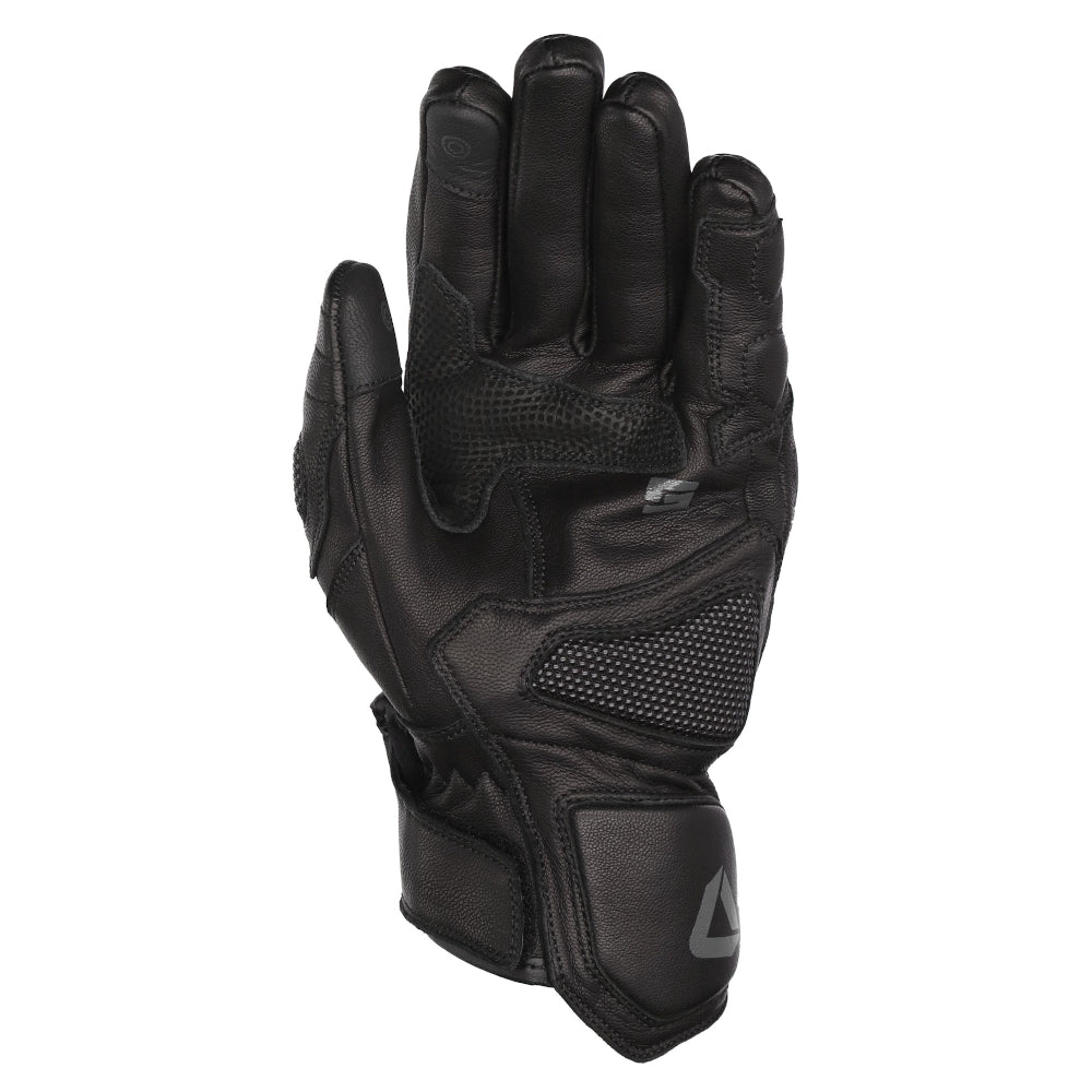 Dririder Covert Leather Summer Ladies Touring Gloves-Black-M #4007820