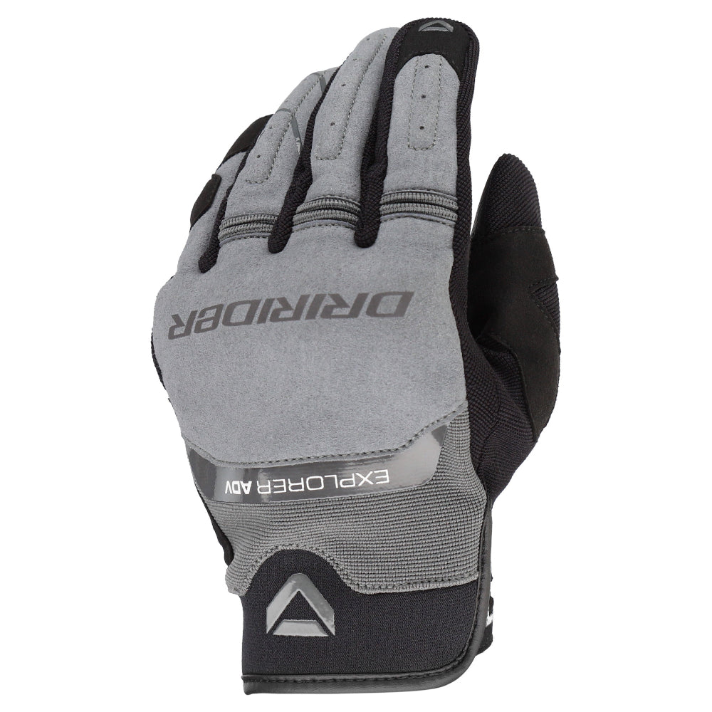 Dririder Explorer Adventure Touring Dual Sports Gloves-Dark Grey-XS #4007883