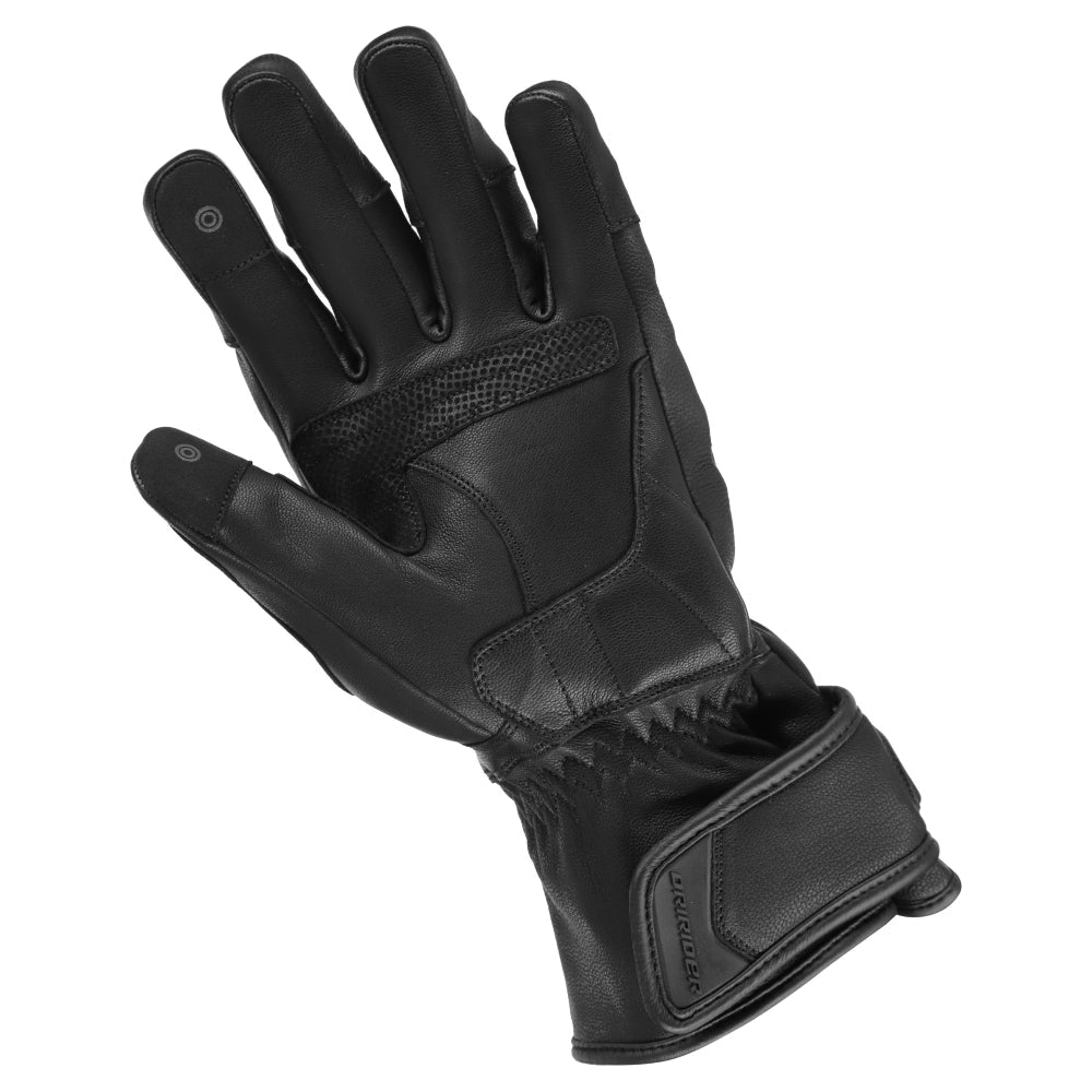 Dririder Apex 3 Full Finger WP Leather Gloves-Black-S #4009277