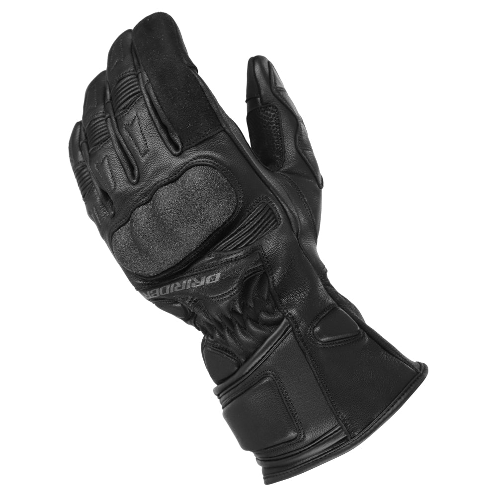 Dririder Apex 3 Full Finger WP Leather Gloves-Black-S #4009277