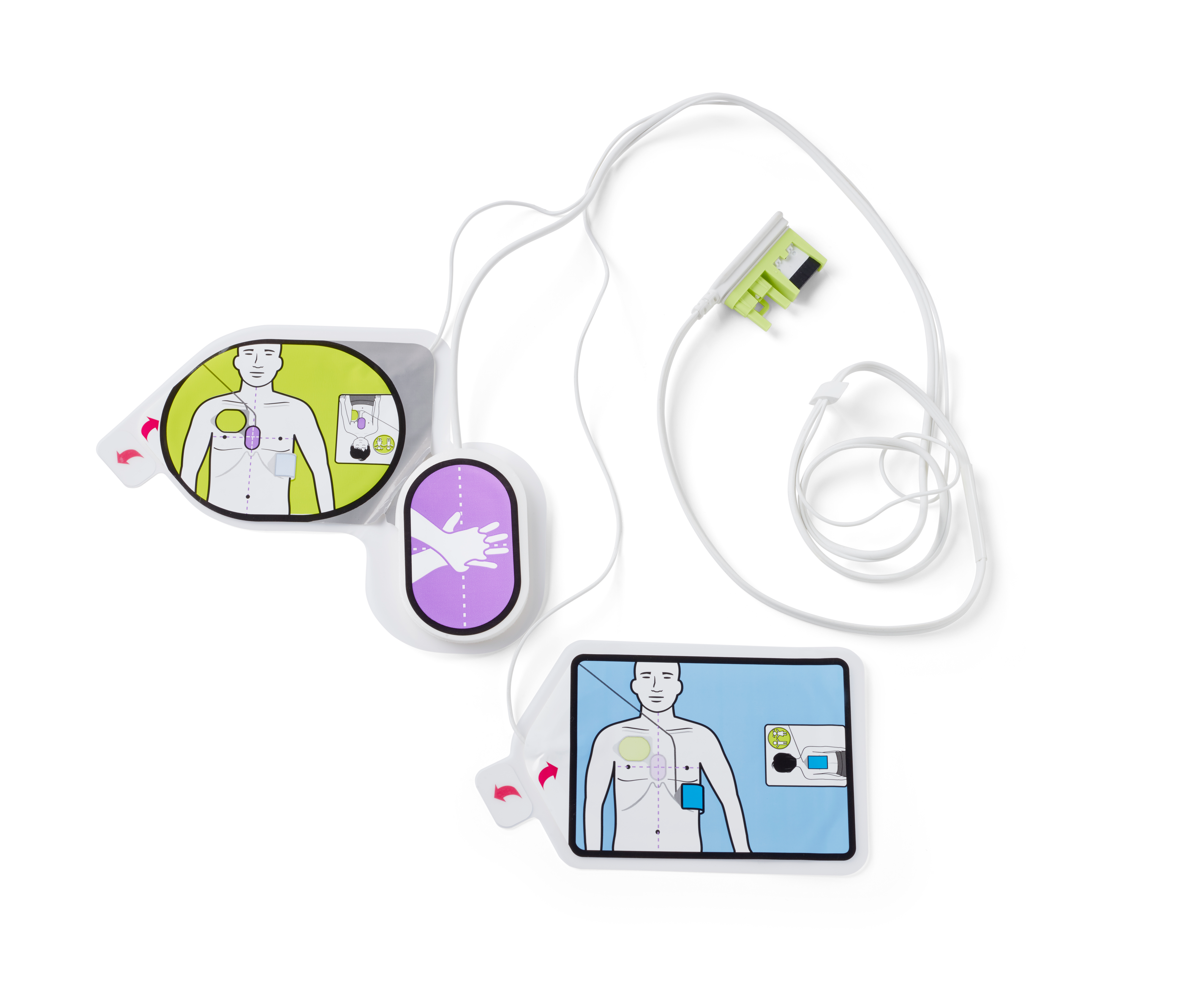 ST JOHN ZOLL AED 3 CPR Uni-padz™ Universal Electrodes Adult/Paediatric #8881132