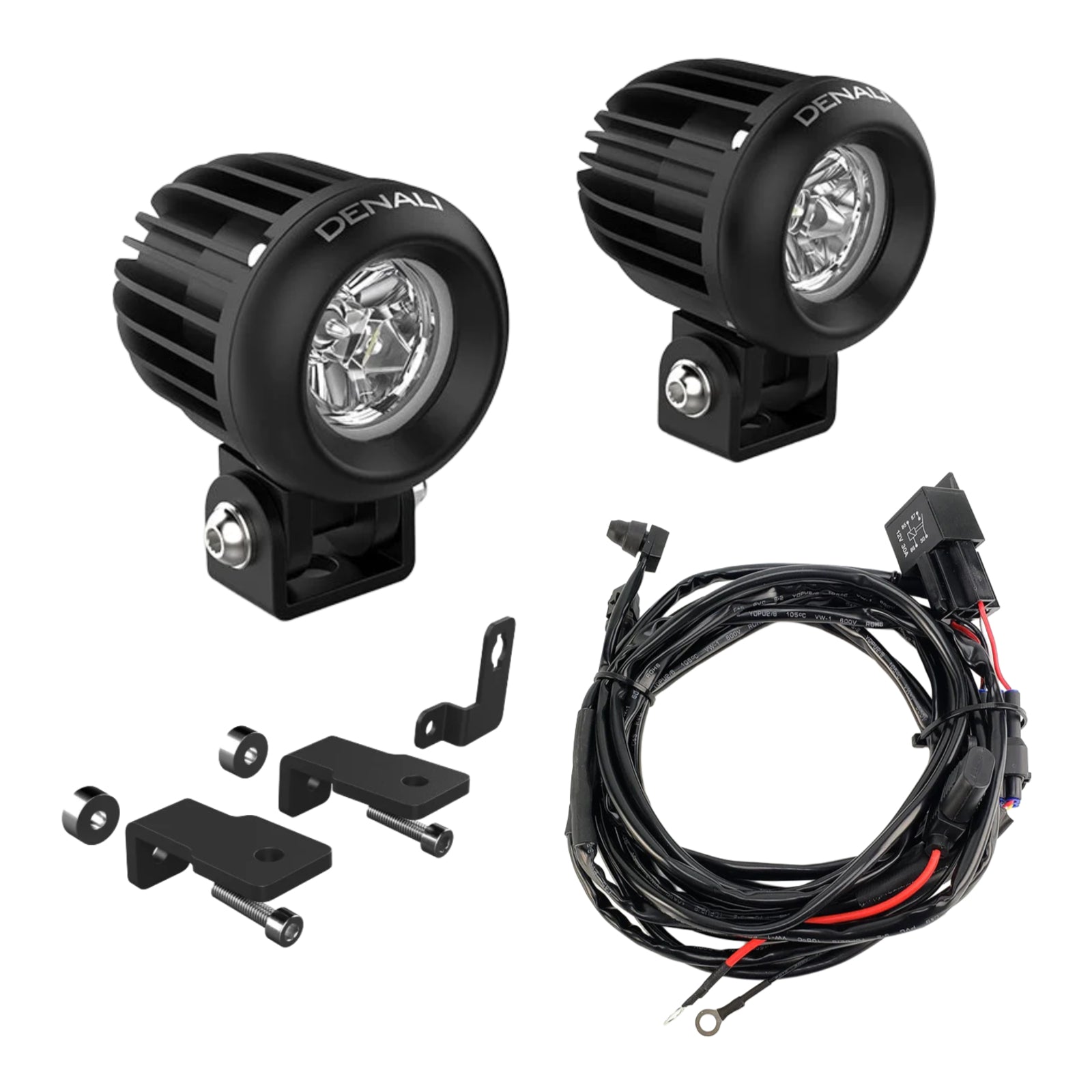 Denali D2 Lighting Bundle For Husqvarna FE350 2017-2023 DEDNL04KIT005#
