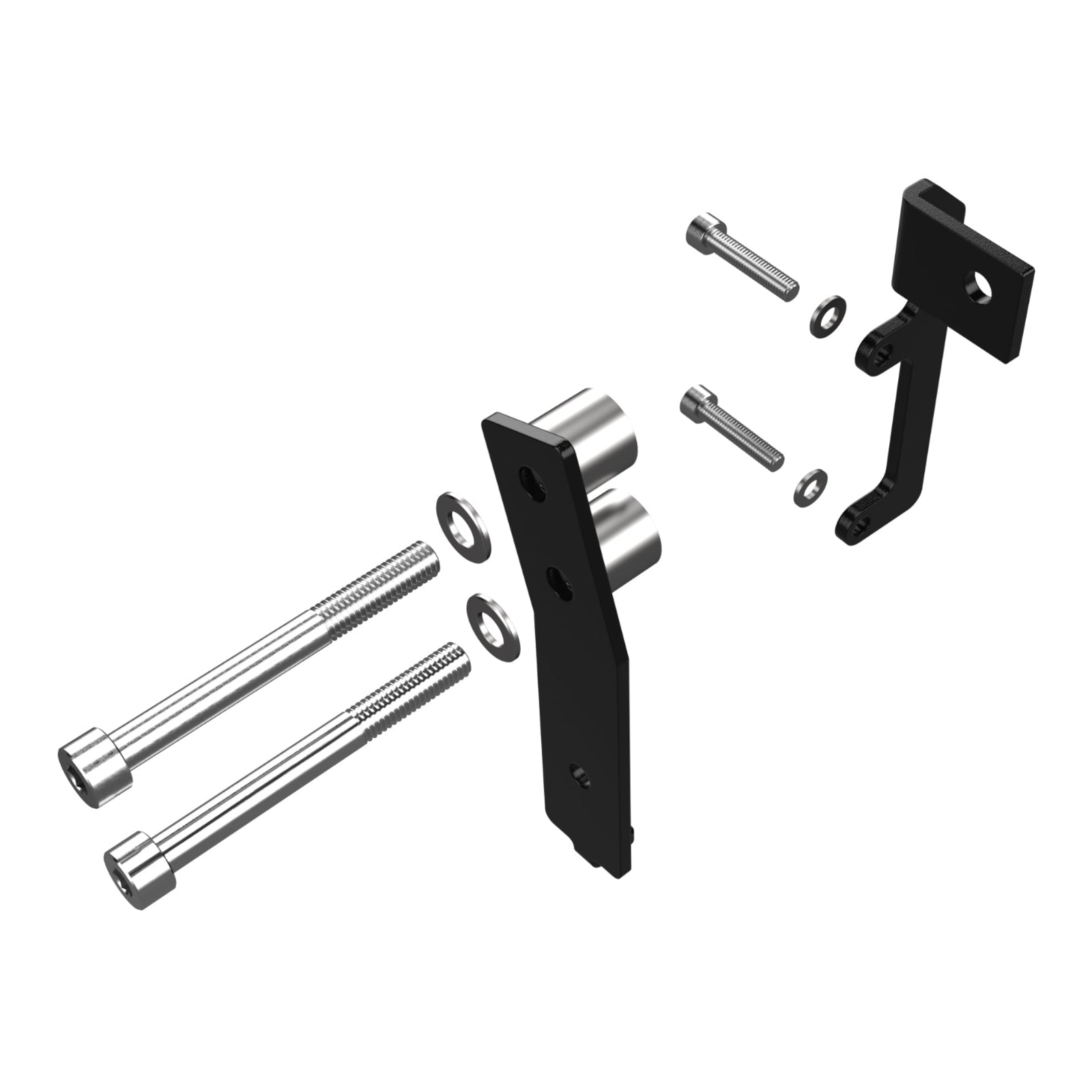 Denali Compact Horn Mount Bracket For BMW R1200GS 2016-2018 DEHMT0711001#