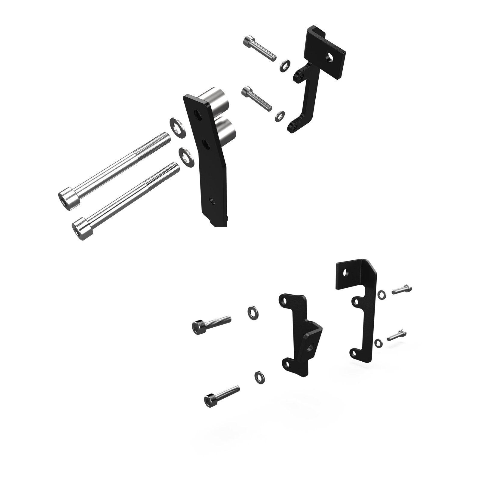 Denali Compact Horn Mount Bracket BMW R1200GS/GSA with M8 Fairing Bolts DEHMT0711002KIT#