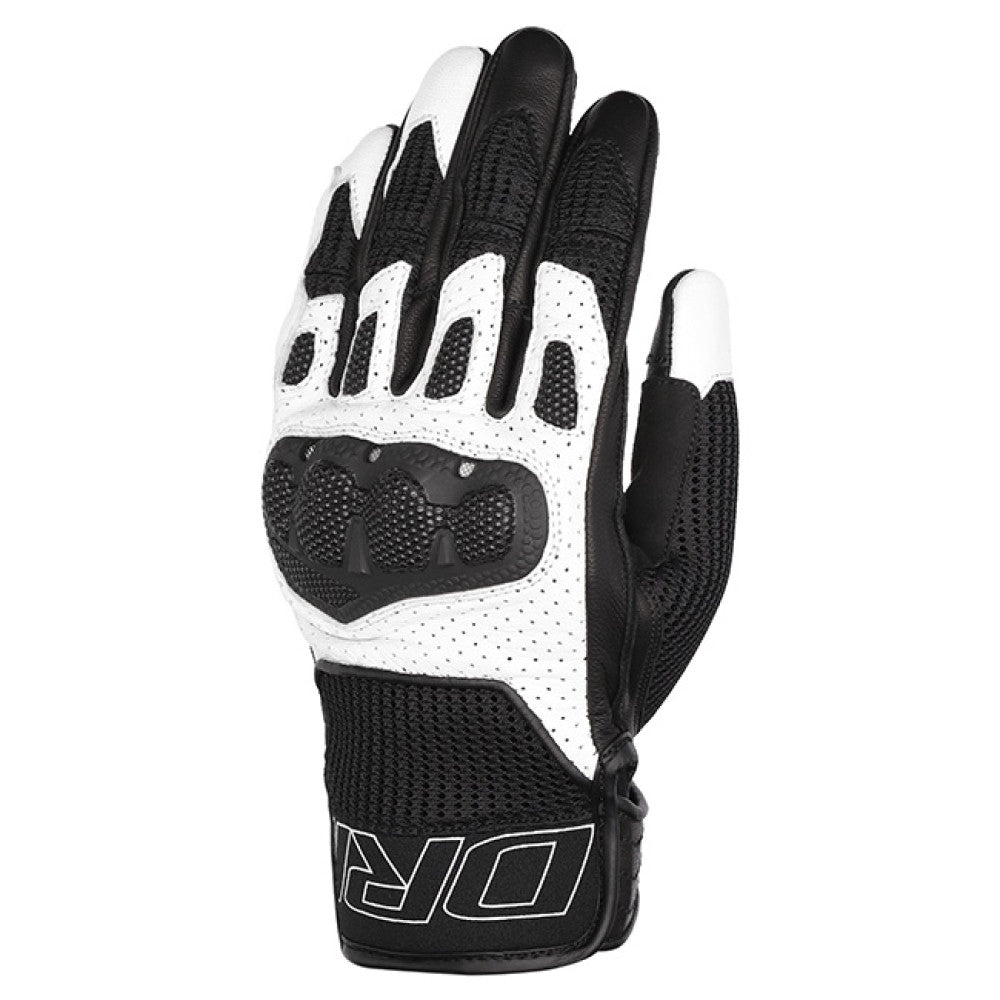 Dririder Sprint 2 Summer Touring Gloves-Black/White-S #4007908
