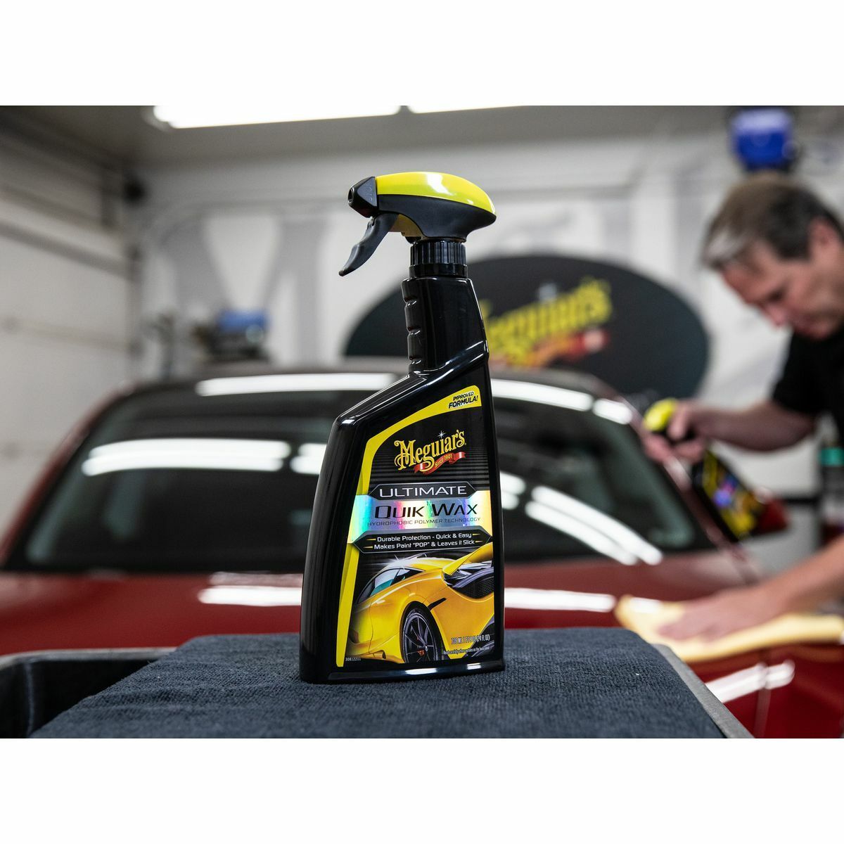 New MEGUIARS Ultimate Quik Hydrophobic Polymer Technology Wax 473ml - G200916