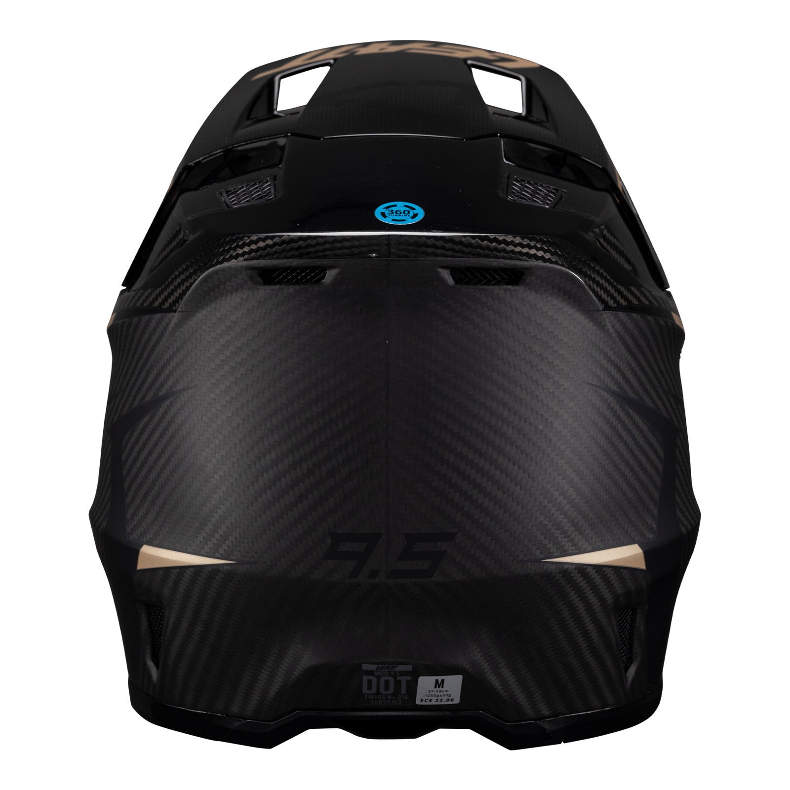 Leatt 2025 9.5 Helmet Kit Carbon (XS/53-54cm) LE1025100100#