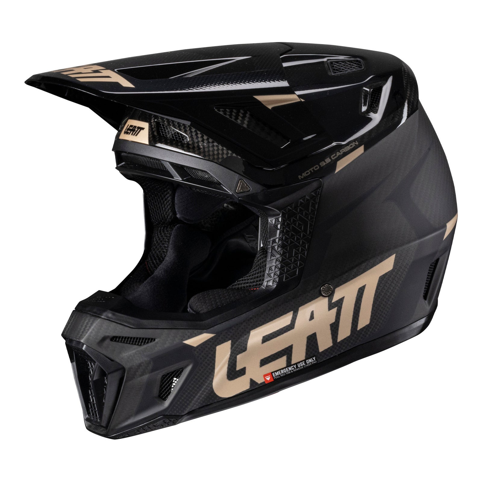 Leatt 2025 9.5 Helmet Kit Carbon (XL/61-62cm) LE1025100104#