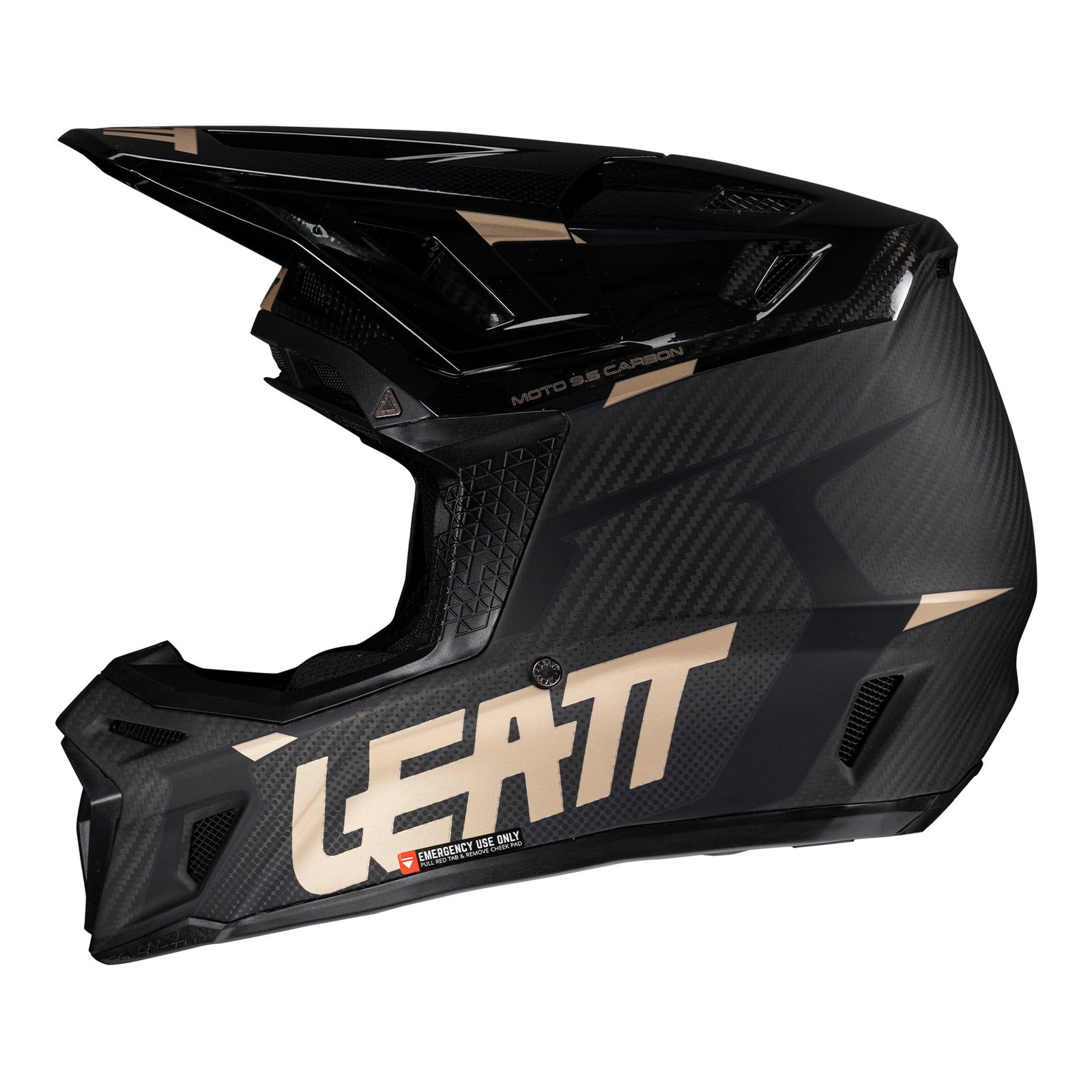 Leatt 2025 9.5 Helmet Kit Carbon (XL/61-62cm) LE1025100104#