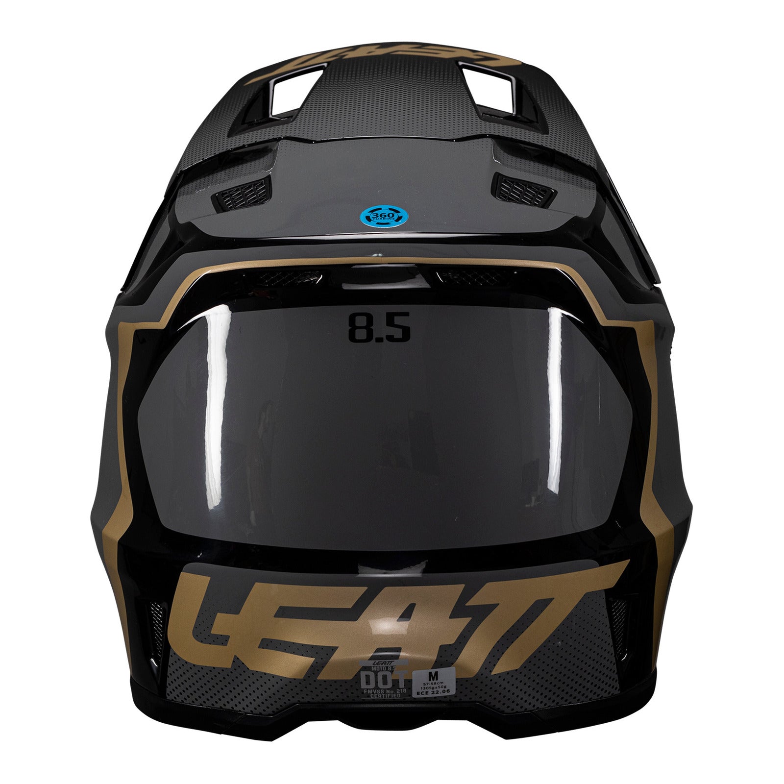 Leatt 2025 8.5 Helmet Kit - Black (M/57-58cm) LE1025100142#